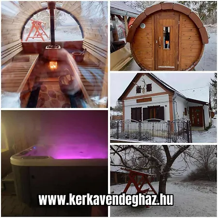 Prázdninový dům Jakuzzis,szaunas,kerkavendeghaz-orseg-csesztreg-kerkaujfalu *